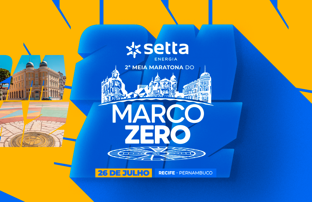 Banner principal da Meia Maratona do Marco Zero
